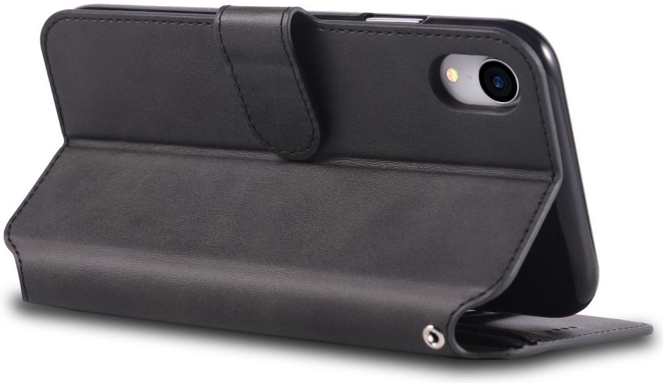 Apple iPhone XR Portemonnee Hoesje Zwart afbeelding 7