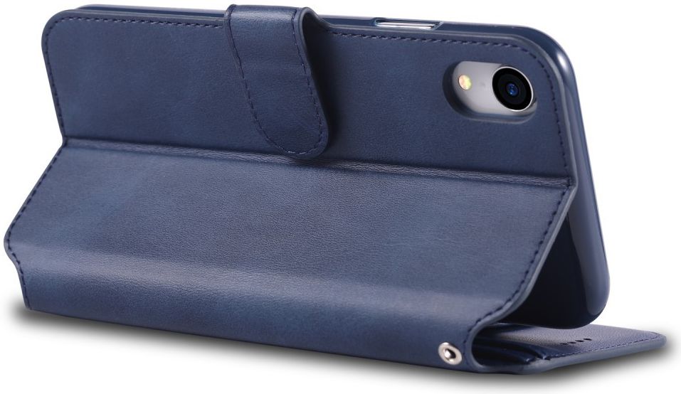 Apple iPhone XR Portemonnee Hoesje Blauw afbeelding 3