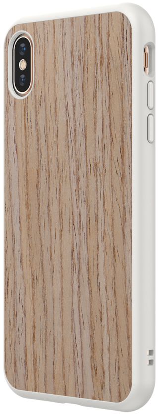 RhinoShield SolidSuit Light Walnut iPhone XS Hoesje afbeelding 2