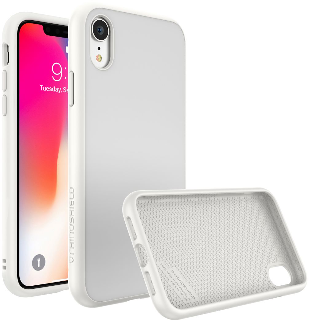 RhinoShield SolidSuit Classic iPhone XR Hoesje Wit afbeelding 1