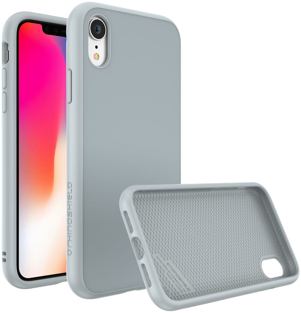 RhinoShield SolidSuit Classic iPhone XR Hoesje Grijs afbeelding 1