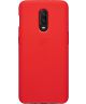 Origineel OnePlus 6T Siliconen Hoesje Rood