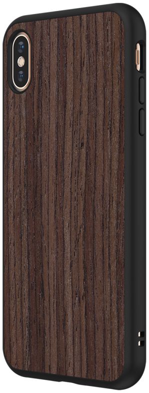 RhinoShield SolidSuit Dark Walnut iPhone XS Max Hoesje afbeelding 2