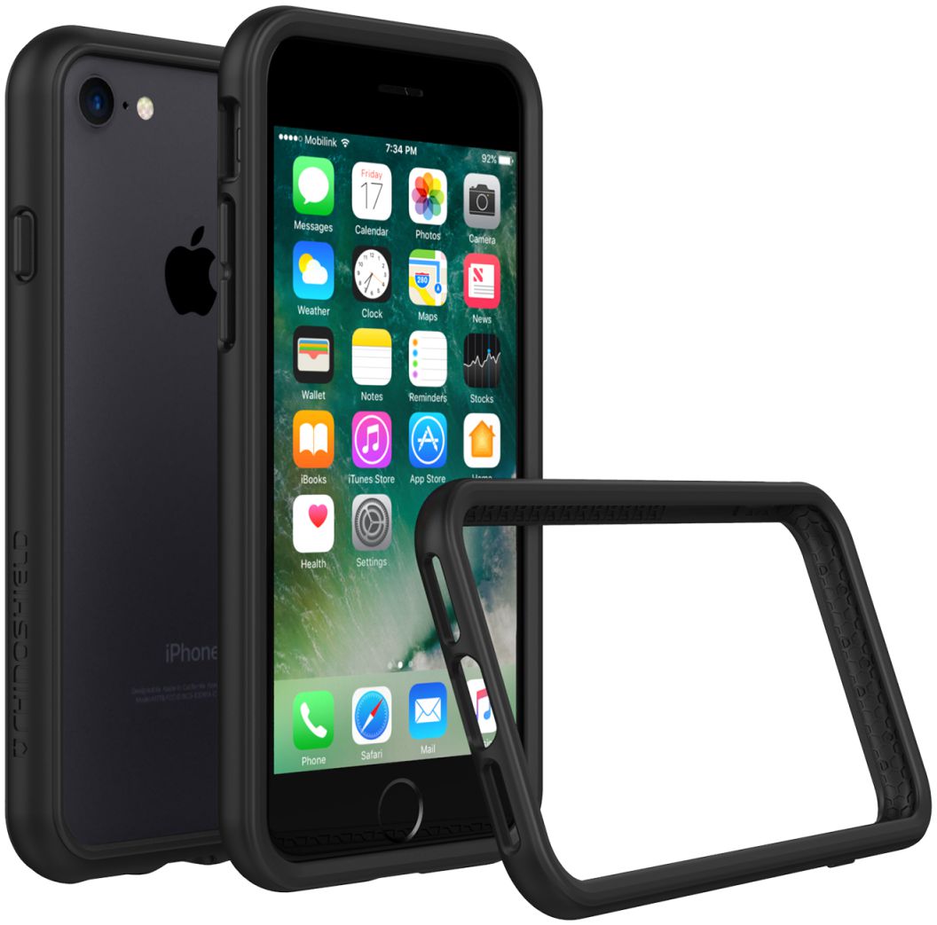 RhinoShield CrashGuard iPhone 7 / 8 Bumper Hoesje Zwart afbeelding 1