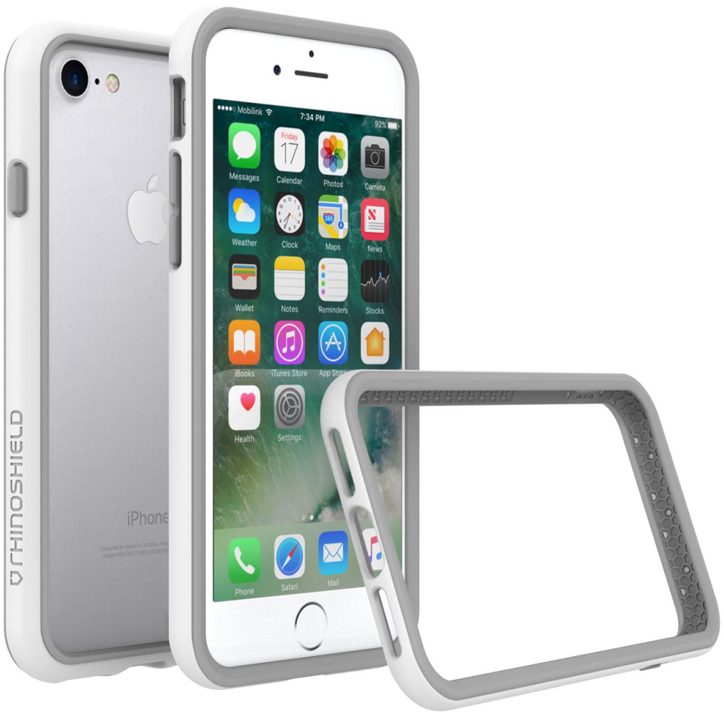 RhinoShield CrashGuard iPhone 7 / 8 Bumper Hoesje Wit afbeelding 1