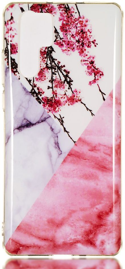 Huawei P30 Pro TPU Hoesje met Marmer Opdruk Blossom afbeelding 1