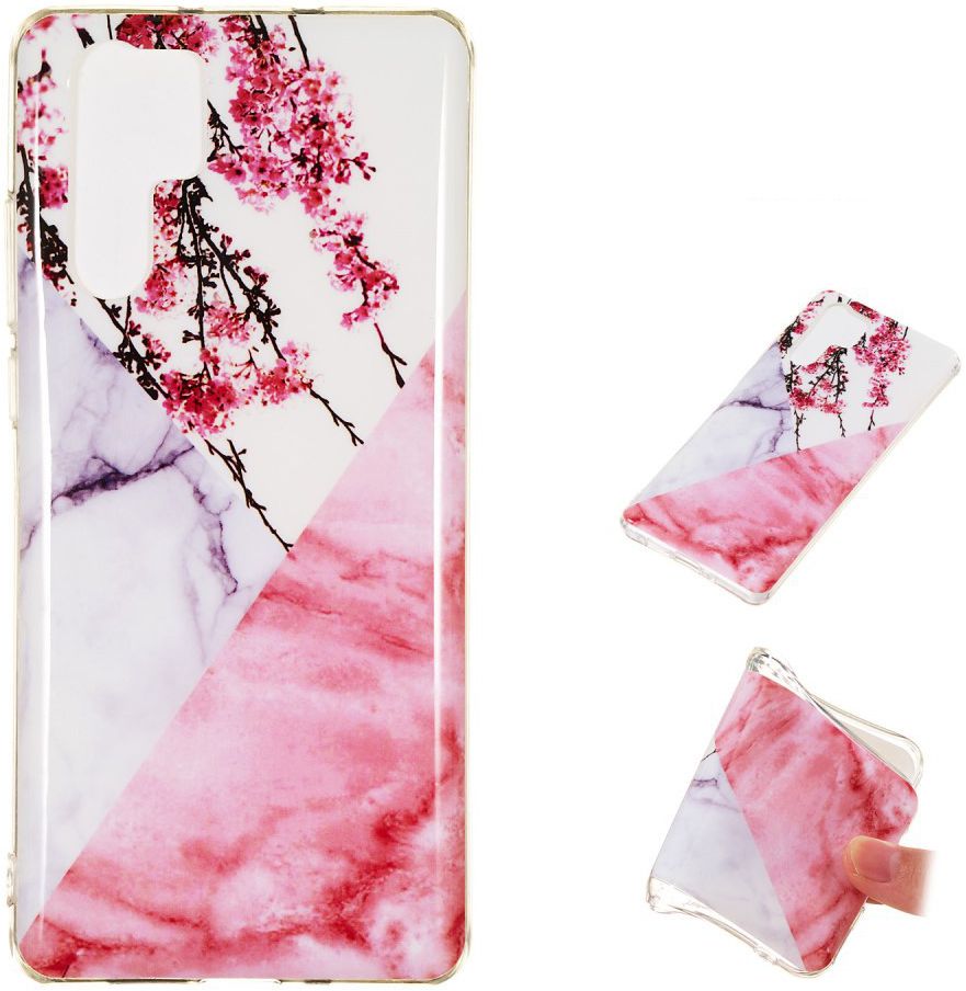 Huawei P30 Pro TPU Hoesje met Marmer Opdruk Blossom afbeelding 5