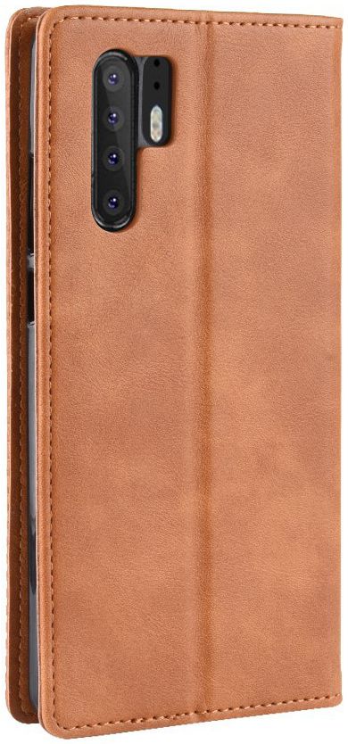 Huawei P30 Pro Vintage Portemonnee Hoesje Bruin afbeelding 6