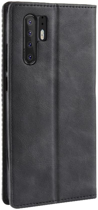 Huawei P30 Pro Vintage Portemonnee Hoesje Zwart afbeelding 6