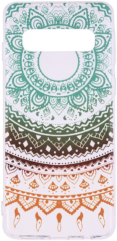 Samsung Galaxy S10E Print TPU Hoesje Mandala afbeelding 1