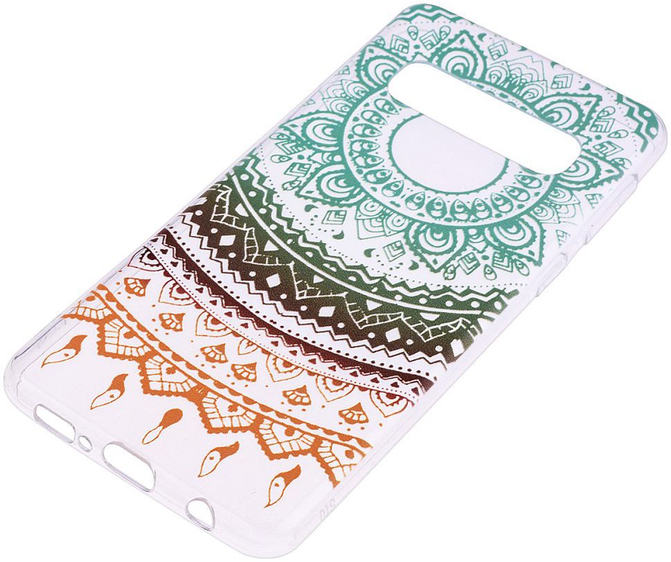 Samsung Galaxy S10E Print TPU Hoesje Mandala afbeelding 2