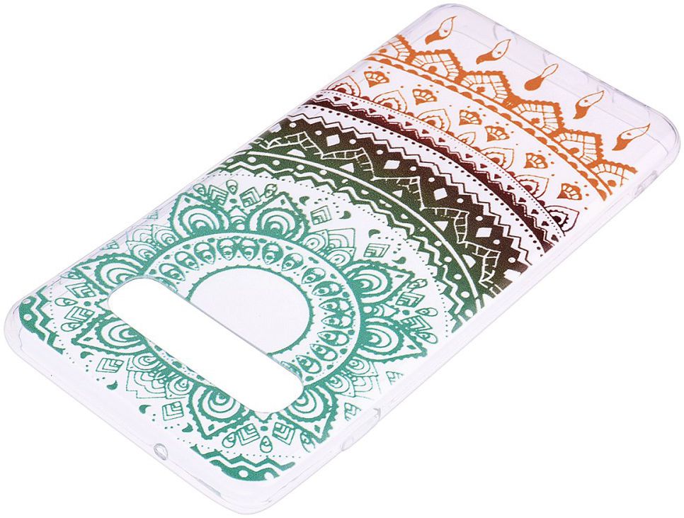Samsung Galaxy S10E Print TPU Hoesje Mandala afbeelding 3