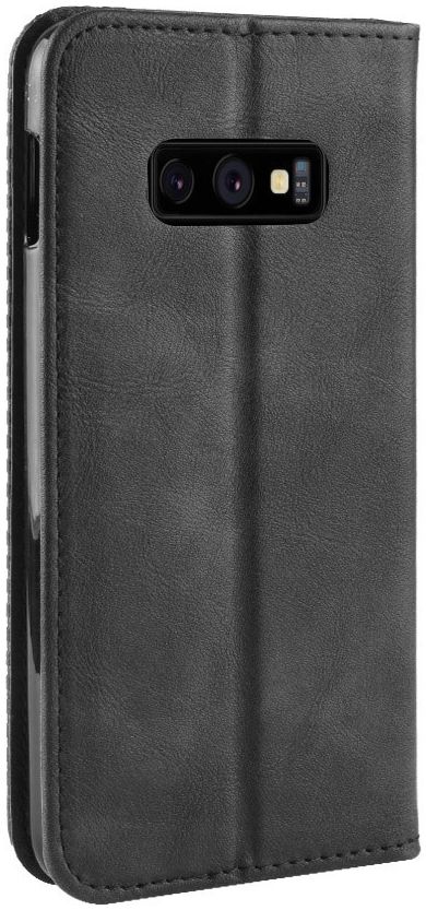 Samsung Galaxy S10E Vintage Portemonnee Hoesje Zwart afbeelding 6