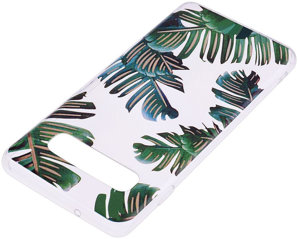Samsung Galaxy S10 Plus Print TPU Hoesje Bladeren afbeelding 3