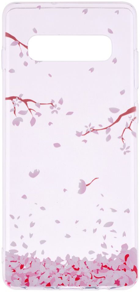Samsung Galaxy S10 Plus Print TPU Hoesje Bloemen afbeelding 1