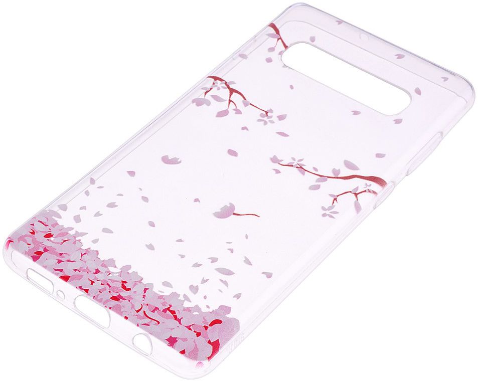 Samsung Galaxy S10 Plus Print TPU Hoesje Bloemen afbeelding 2