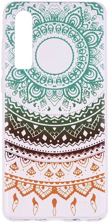 Huawei P30 TPU Hoesje met Marmer Opdruk Mandala afbeelding 1