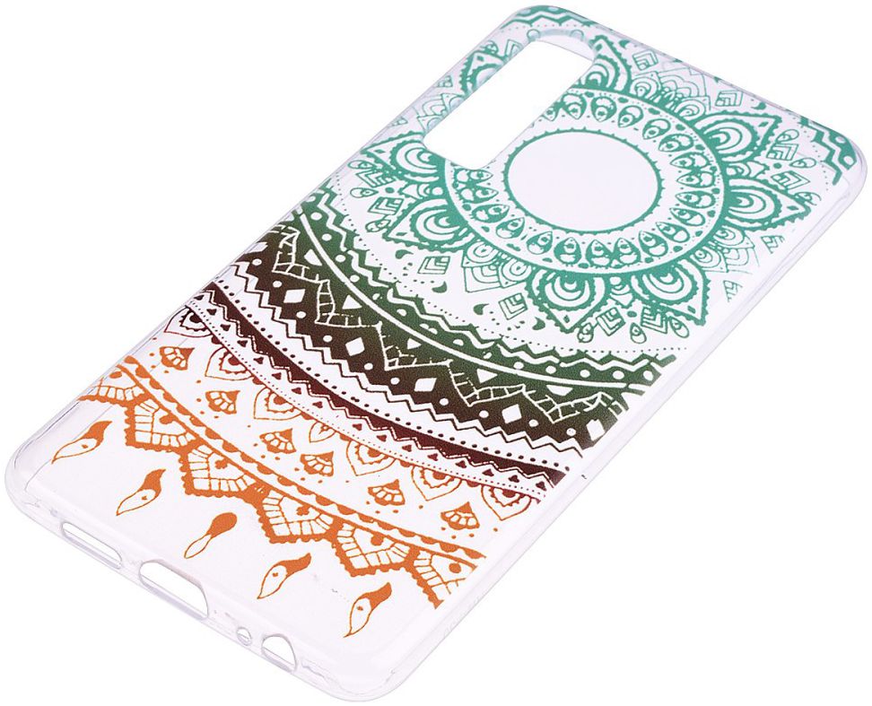Huawei P30 TPU Hoesje met Marmer Opdruk Mandala afbeelding 2