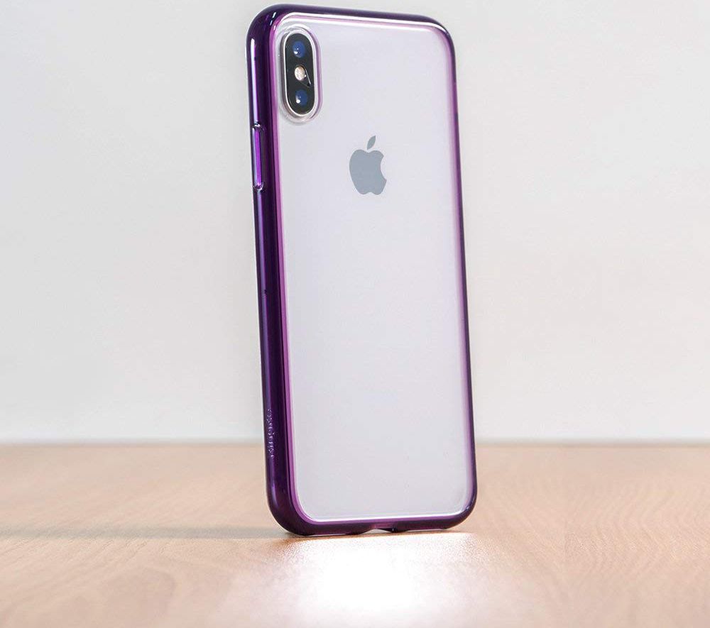 Ringke Fusion iPhone X Hoesje Doorzichtig Orchid Purple afbeelding 8