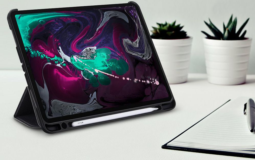 Ringke Smart Case Apple iPad Pro 11 (2018) Flip Hoes Zwart afbeelding 3