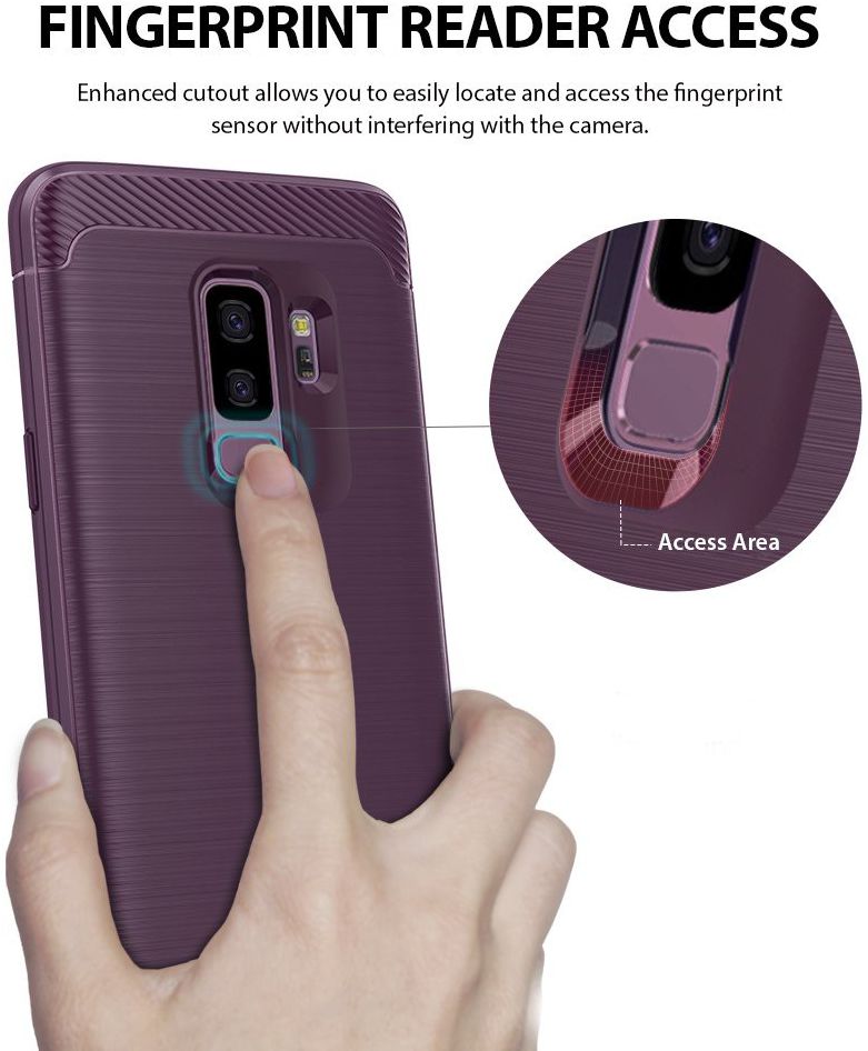 Ringke Onyx Samsung Galaxy S9 Plus Hoesje Paars afbeelding 7