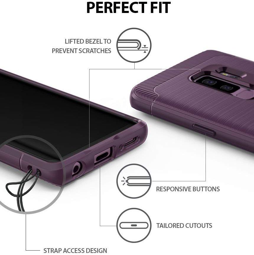 Ringke Onyx Samsung Galaxy S9 Plus Hoesje Paars afbeelding 8