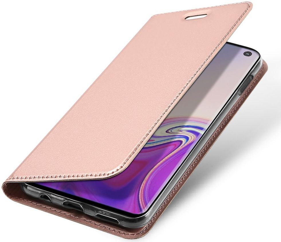 Dux Ducis Premium Book Case Samsung Galaxy S10E Hoesje Roze Goud afbeelding 1