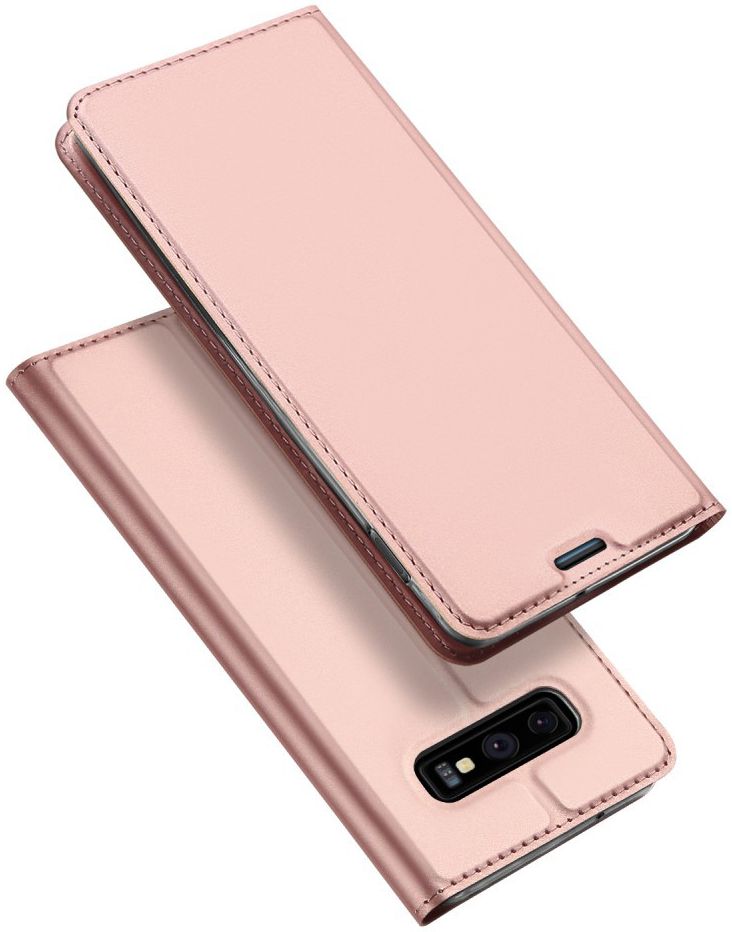 Dux Ducis Premium Book Case Samsung Galaxy S10E Hoesje Roze Goud afbeelding 5