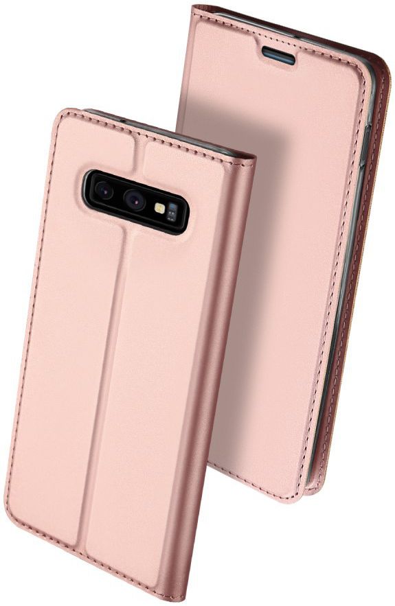 Dux Ducis Premium Book Case Samsung Galaxy S10E Hoesje Roze Goud afbeelding 6
