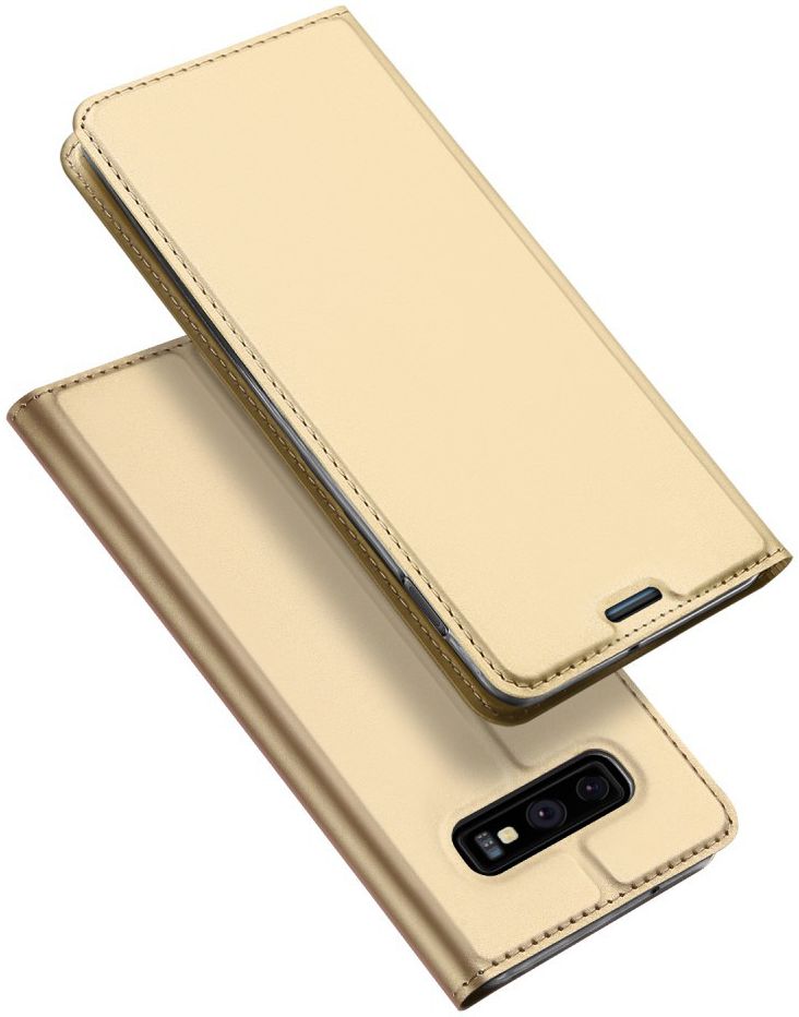 Dux Ducis Premium Book Case Samsung Galaxy S10E Hoesje Goud afbeelding 5