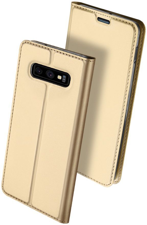 Dux Ducis Premium Book Case Samsung Galaxy S10E Hoesje Goud afbeelding 6