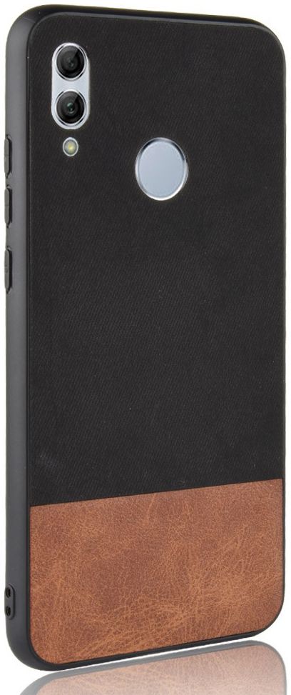 Huawei P Smart (2019) Leren Coating Hybride Hoesje Zwart afbeelding 5