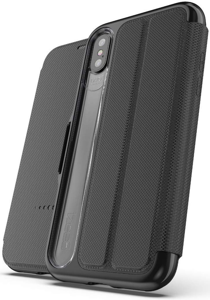 Gear4 D3O Oxford BookCase Apple iPhone XS Zwart afbeelding 5