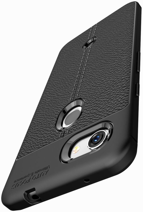Google Pixel 3A Hoesje met Leren Textuur Zwart afbeelding 10