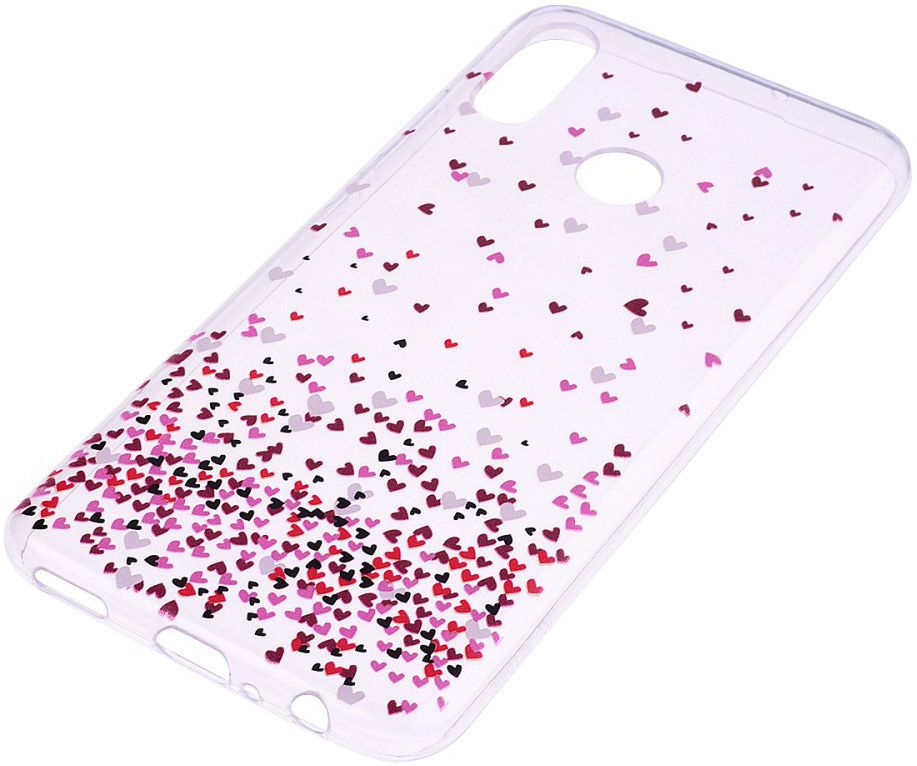Huawei P Smart (2019) TPU Hoesje met Hartjes Print afbeelding 2