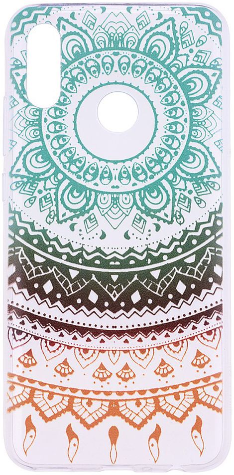 Huawei P Smart (2019) TPU Hoesje met Mandala Print afbeelding 1
