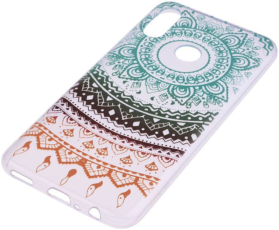Huawei P Smart (2019) TPU Hoesje met Mandala Print afbeelding 2