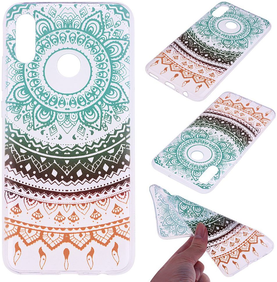 Huawei P Smart (2019) TPU Hoesje met Mandala Print afbeelding 5