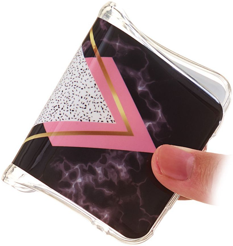 Samsung Galaxy S10 TPU Back Cover met Marmer Print Ruiten afbeelding 3