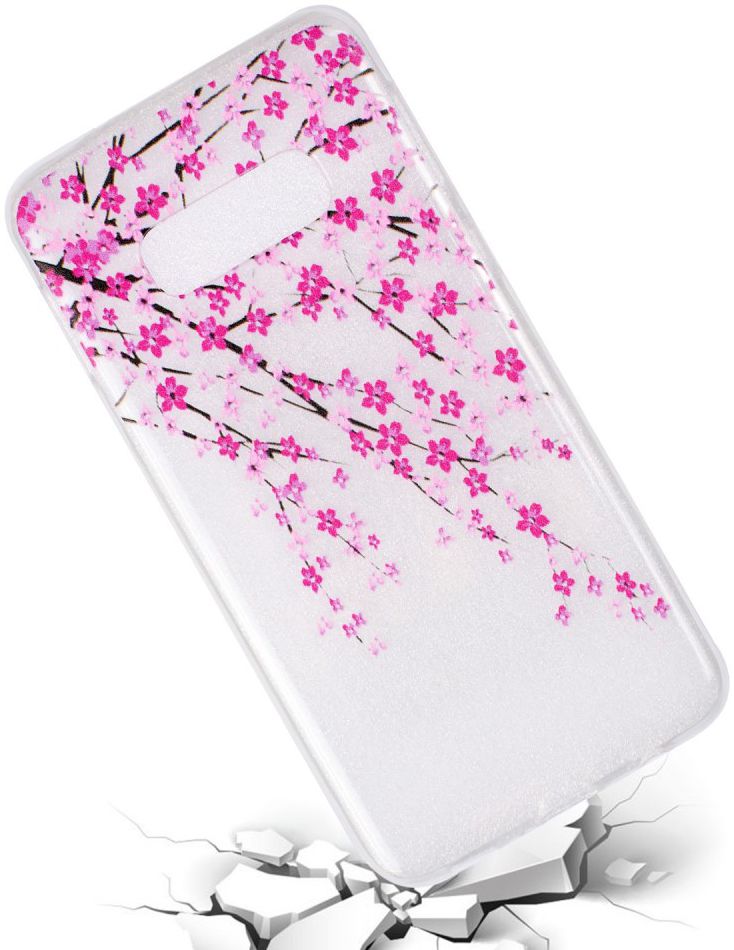 Samsung Galaxy S10E TPU Back Cover met Print Blossom afbeelding 2
