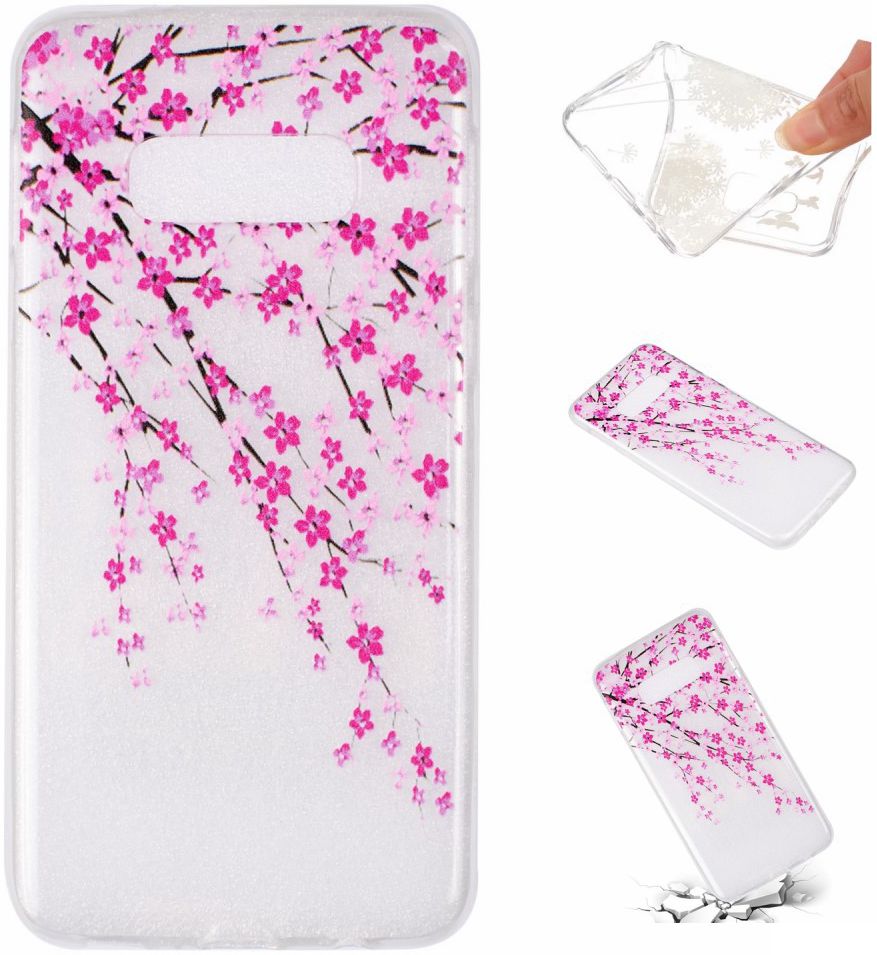 Samsung Galaxy S10E TPU Back Cover met Print Blossom afbeelding 3