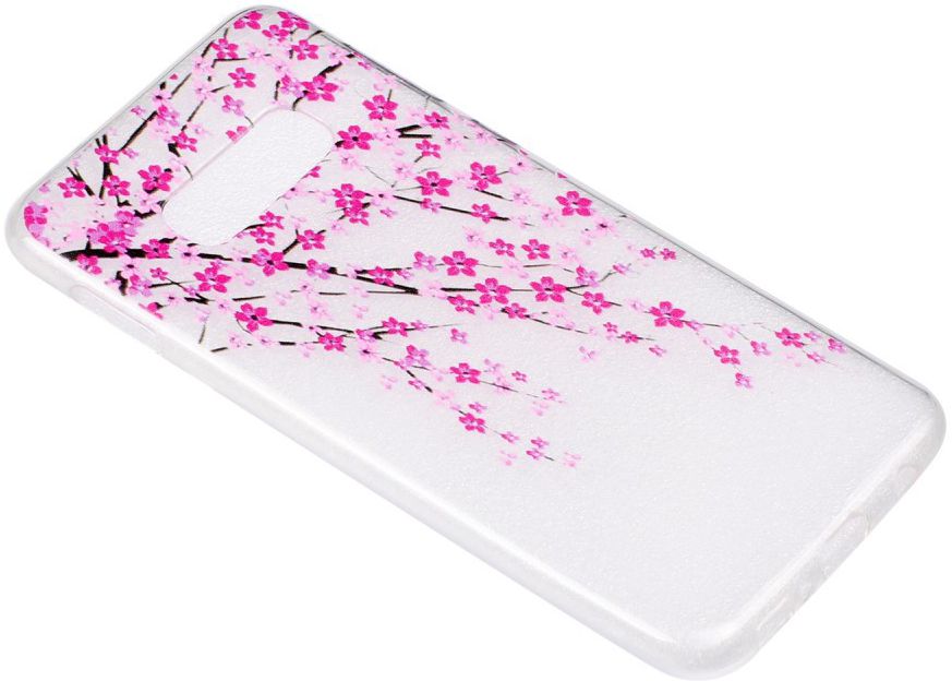 Samsung Galaxy S10E TPU Back Cover met Print Blossom afbeelding 4