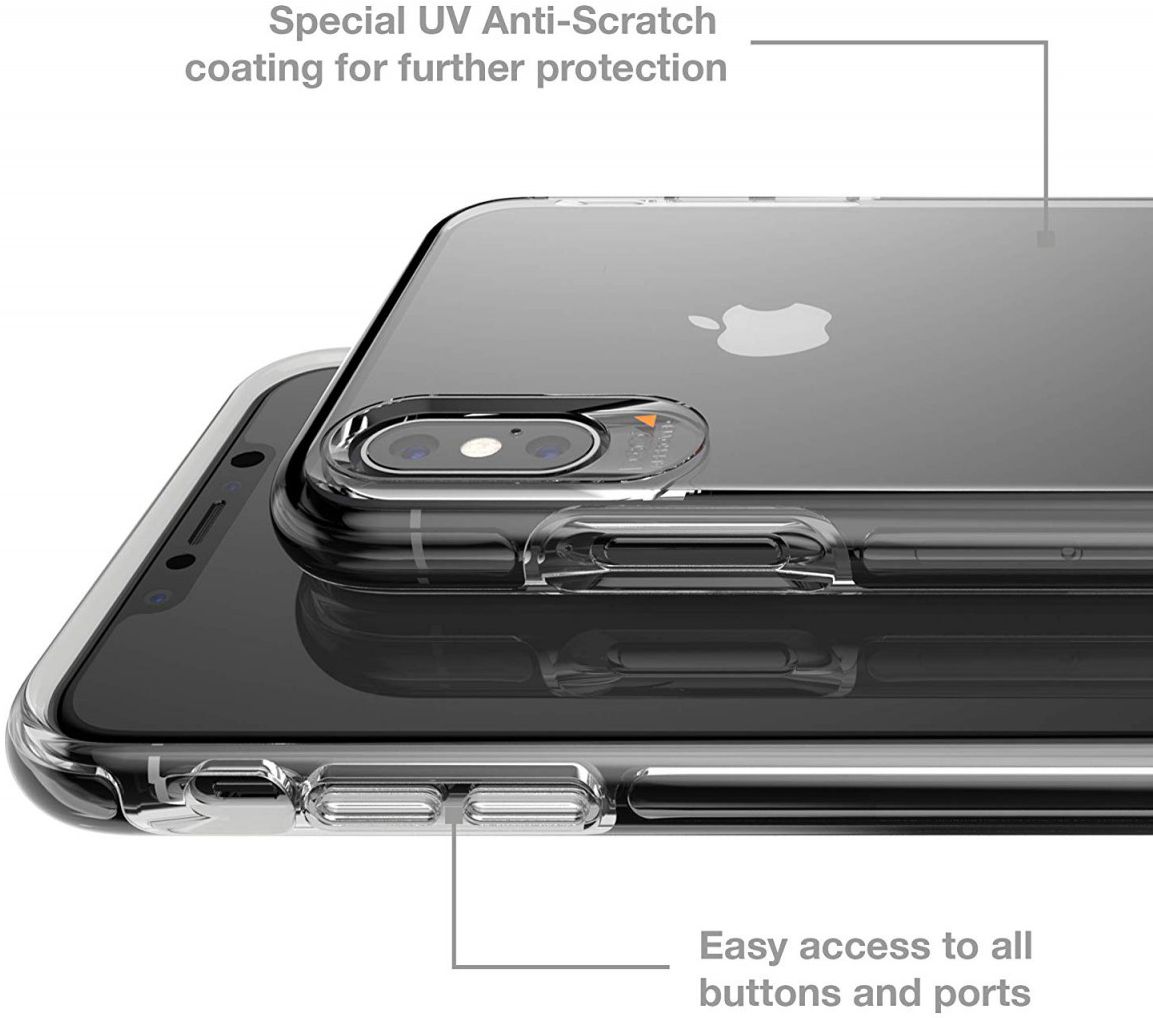Gear4 D3O Crystal Palace Transparant Hoesje Apple iPhone XS Max afbeelding 4