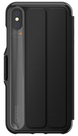 Gear4 D3O Oxford BookCase Apple iPhone XS Max Telefoon Hoesje Zwart afbeelding 7