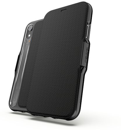 Gear4 D3O Oxford BookCase Apple iPhone XR Telefoon Hoesje Zwart afbeelding 6