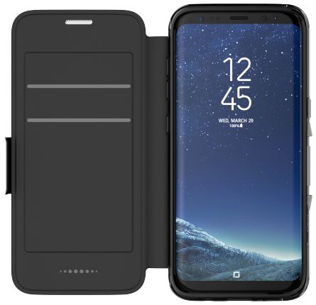 Gear4 D3O Oxford BookCase Samsung Galaxy S8 Telefoon Hoesje Zwart afbeelding 2