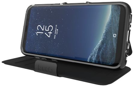 Gear4 D3O Oxford BookCase Samsung Galaxy S8 Telefoon Hoesje Zwart afbeelding 4