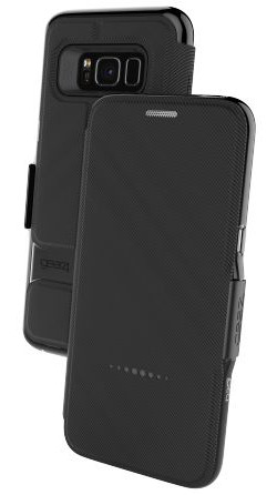 Gear4 D3O Oxford BookCase Samsung Galaxy S8 Telefoon Hoesje Zwart afbeelding 5