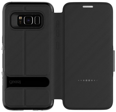 Gear4 D3O Oxford BookCase Samsung Galaxy S8 Telefoon Hoesje Zwart afbeelding 7