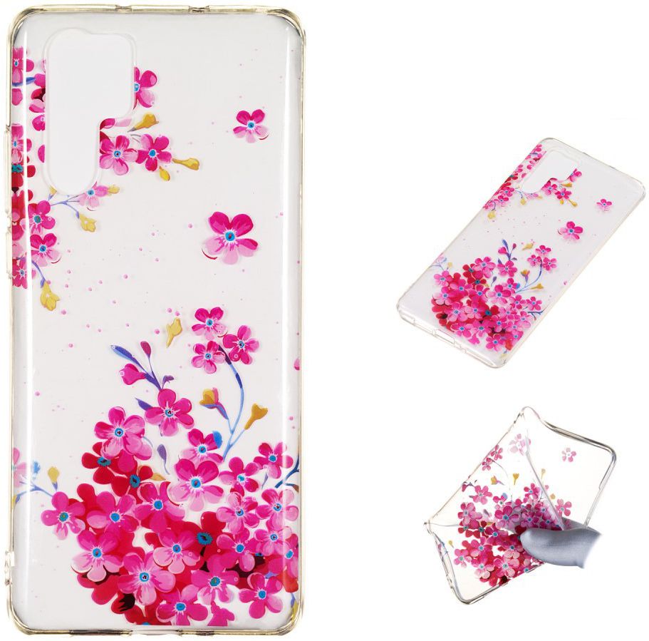 Huawei P30 Pro TPU Hoesje met Bloemen Print afbeelding 5
